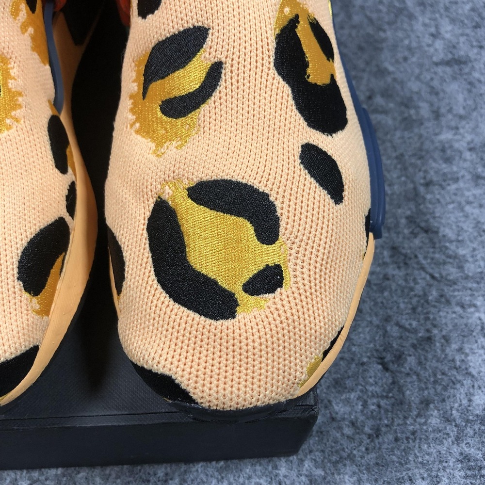Adidas Pharrell x NMD Hu Animal Print Pulse Amber Shoes Mens 8.5 Sneakers - Picture 6 of 16